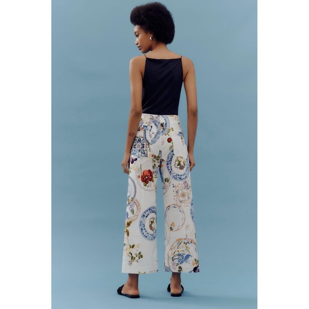 NWT Size 26 -The Colette Magic Fabric Crop Wide-Leg Pants by Maeve (NWT US$ 130) - Picture 3 of 16